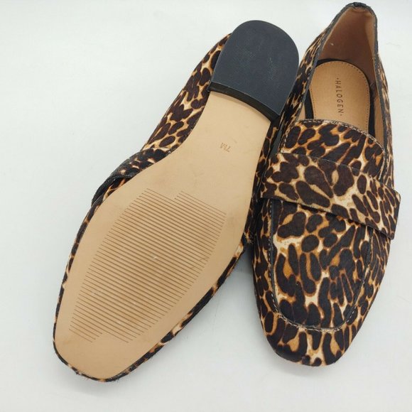 Halogen Womens Slip On Flats Leopard Print 7 - Picture 5 of 10